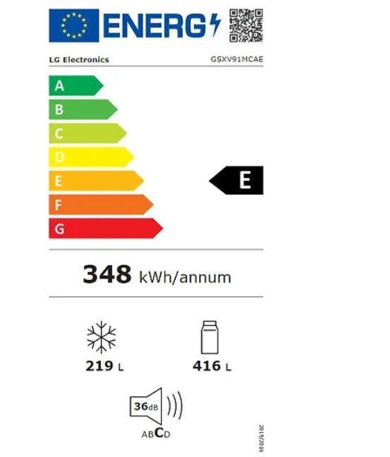 LG GSXV91MCAE hinta ja tiedot | Jääkaapit | hobbyhall.fi