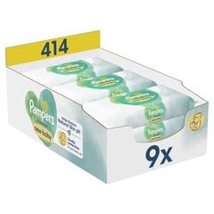 Pampers Harmonie New Baby kosteat vauvapyyhkeet, 9 pakettia hinta ja tiedot | Vauvojen kosteuspyyhkeet | hobbyhall.fi