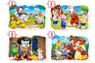 Castorland puzzle 4in1 -palapeli hinta ja tiedot | Palapelit | hobbyhall.fi