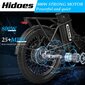 Sähköpyörä Hidoes C2, 20", musta, 800W, 12Ah hinta ja tiedot | Sähköpyörät | hobbyhall.fi