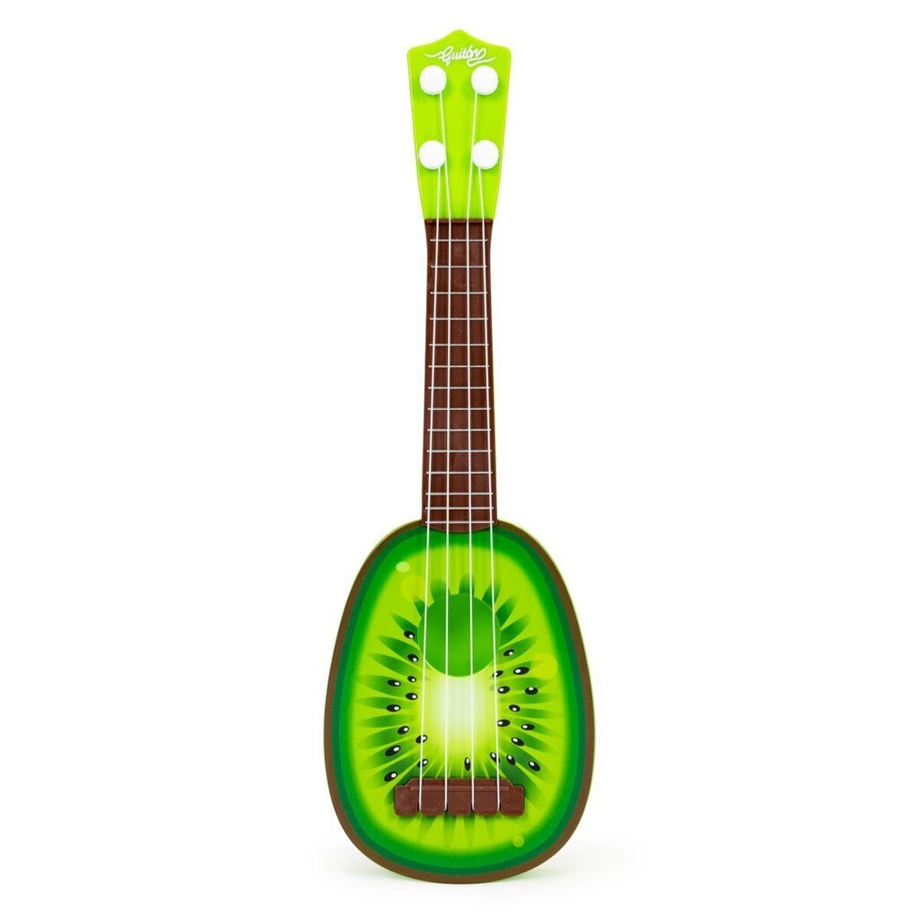 Ukulelekitara lapsille, 4-kielinen, kiivi hinta ja tiedot | Kehittävät lelut | hobbyhall.fi