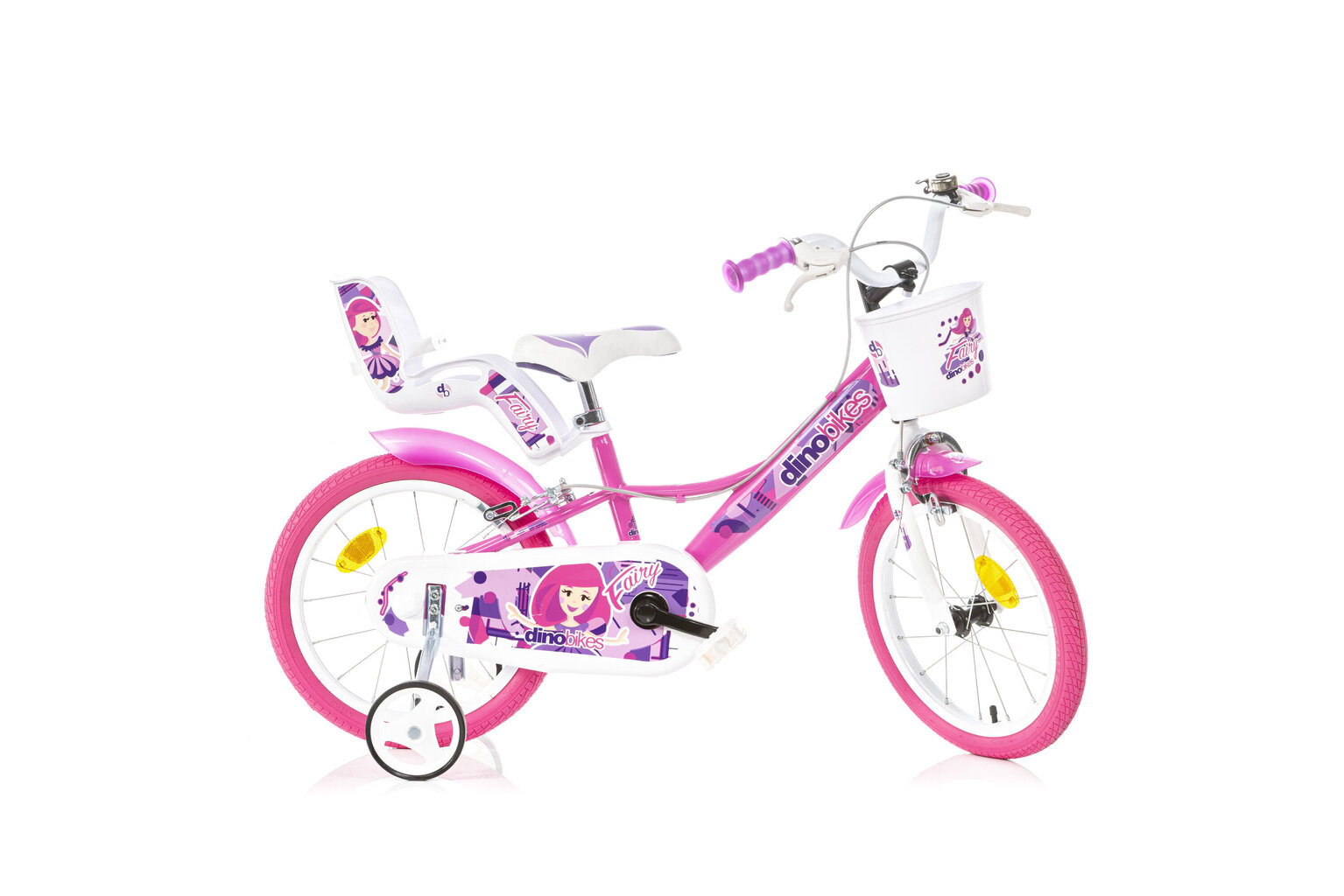 Lasten polkupyörä Dino Bikes 16", pinkki hinta ja tiedot | Polkupyörät | hobbyhall.fi