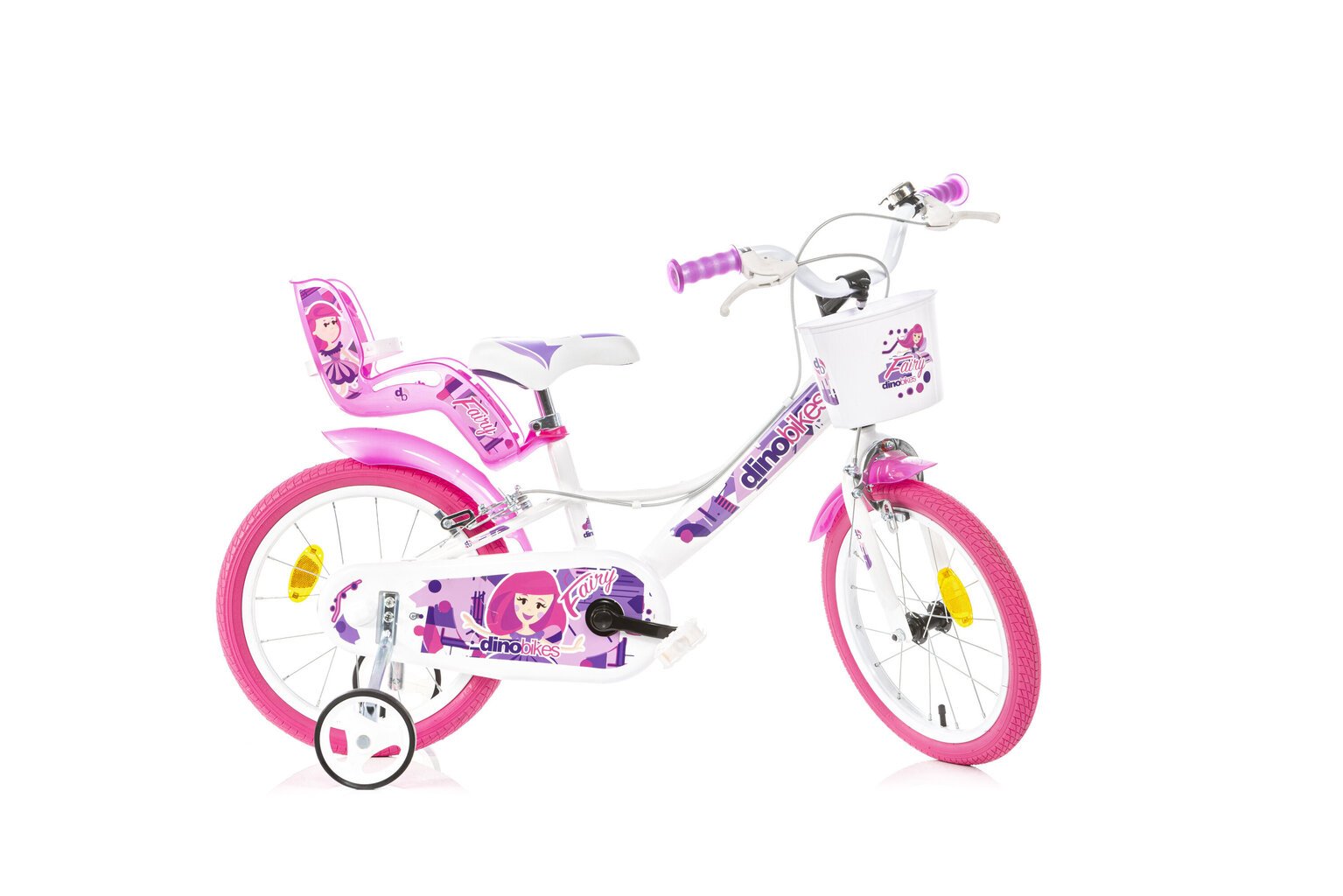 Lasten polkupyörä Dino Bikes 16", valkoinen hinta ja tiedot | Polkupyörät | hobbyhall.fi