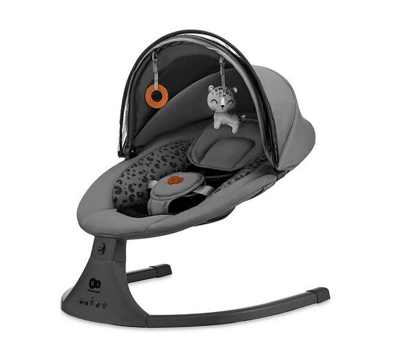 Elektrinės sūpynės Kinderkraft 2in1 Lumi 2, dark grey hinta ja tiedot | Sitterit | hobbyhall.fi