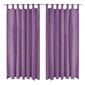 vidaXL Mikro-satiiniverhot silmukoilla 2 kpl 140x245 cm Violetti hinta ja tiedot | Verhot | hobbyhall.fi