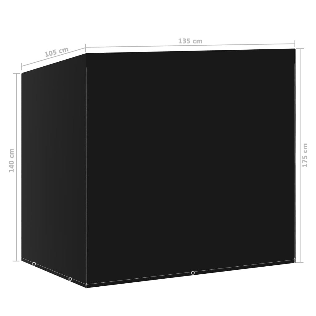 vidaXL Keinun penkinsuoja 6 purjerengasta 135x105x175 cm hinta ja tiedot | Istuintyynyt, pehmusteet ja päälliset | hobbyhall.fi