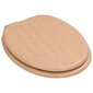 vidaXL WC-istuin 2 kpl soft close kansilla MDF bambukuosi hinta ja tiedot | WC-istuimen lisätarvikkeet | hobbyhall.fi