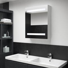 vidaXL LED kylpyhuoneen peilikaappi 50x13,5x60 cm hinta ja tiedot | Kylpyhuonekaapit | hobbyhall.fi