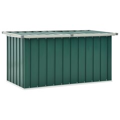 vidaXL Puutarhan varastoarkku vihreä 129x67x65 cm hinta ja tiedot | Kompostorit ja jäteastiat | hobbyhall.fi