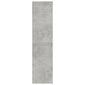 vidaXL Vaatekaappi betoninharmaa 100x50x200 cm lastulevy hinta ja tiedot | Kaapit | hobbyhall.fi