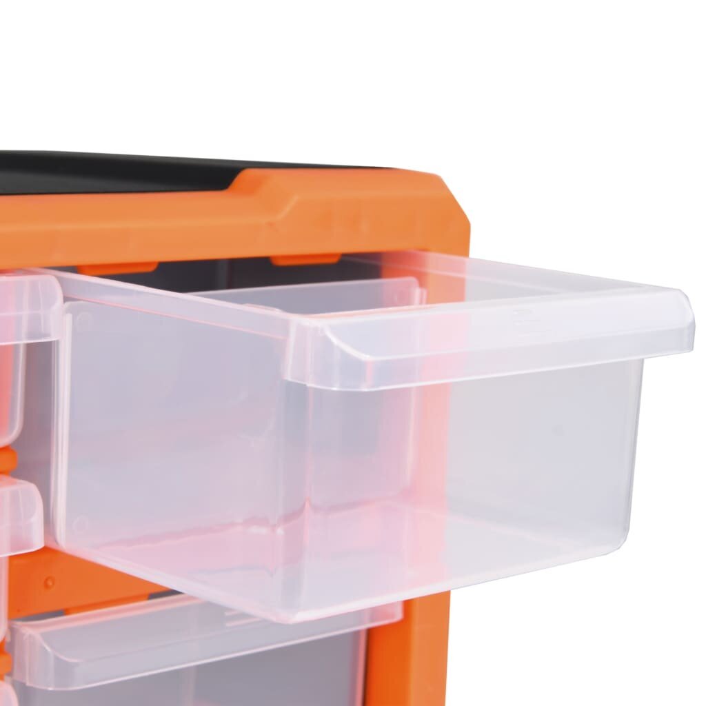 vidaXL Monilaatikko järjestelijä 22 laatikolla 49x16x25,5 cm hinta ja tiedot | Työkalupakit ja muu työkalujen säilytys | hobbyhall.fi