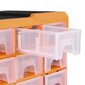 vidaXL Monilaatikko järjestelijä 64 laatikolla 52x16x37,5 cm hinta ja tiedot | Työkalupakit ja muu työkalujen säilytys | hobbyhall.fi