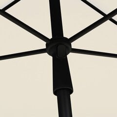 vidaXL Puutarhan aurinkovarjo tangolla 210x140 cm hiekka hinta ja tiedot | Aurinkovarjot ja markiisit | hobbyhall.fi