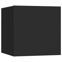 vidaXL Seinäkiinnitettävä TV-taso musta 30,5x30x30 cm hinta ja tiedot | TV-tasot | hobbyhall.fi