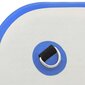 vidaXL Täytettävä kelluva lautta sinivalkoinen 300x200x15 cm hinta ja tiedot | Ilmapatjat | hobbyhall.fi