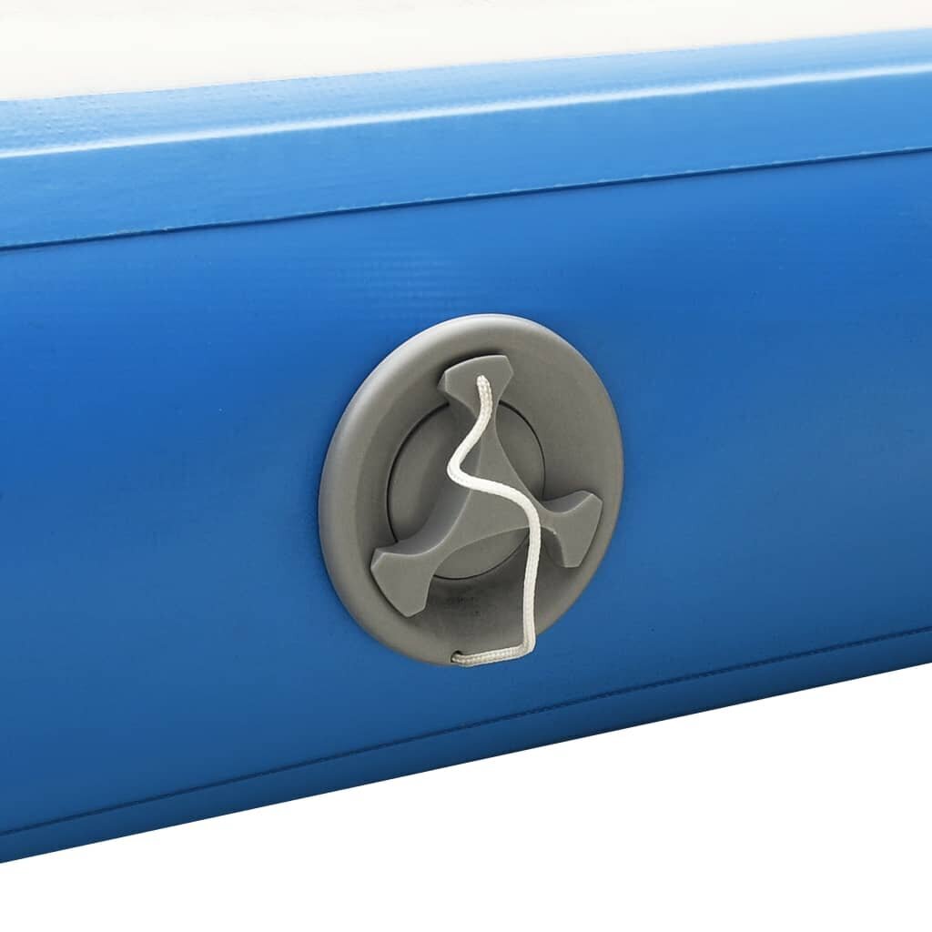 vidaXL Täytettävä kelluva lautta sinivalkoinen 300x200x15 cm hinta ja tiedot | Ilmapatjat | hobbyhall.fi