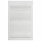 vidaXL Kaapin ovi säleikkömuotoilu valkoinen 99,3x59,4 cm täysi mänty hinta ja tiedot | Kaihtimet | hobbyhall.fi