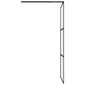 vidaXL Walk-in suihkuseinäke 80x195 cm huurrettu ESG-lasi musta hinta ja tiedot | Suihkuseinät ja -ovet | hobbyhall.fi