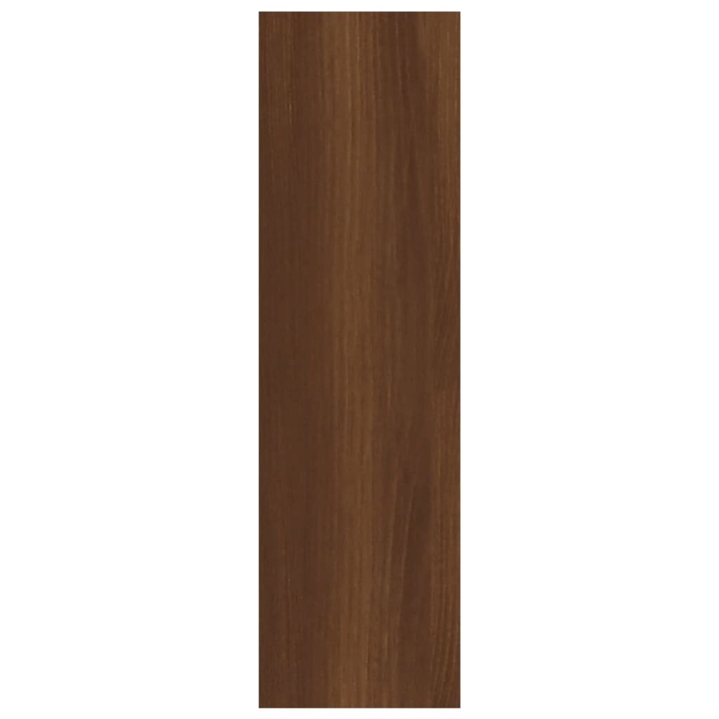 vidaXL Seinähylly ruskea tammi 75x16x55 cm tekninen puu hinta ja tiedot | Hyllyt | hobbyhall.fi