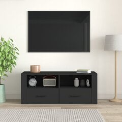 vidaXL TV-taso musta 100x35x40 cm tekninen puu hinta ja tiedot | TV-tasot | hobbyhall.fi