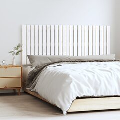 vidaXL Sängynpääty seinälle valkoinen 147x3x60 cm täysi mänty hinta ja tiedot | Sängyt | hobbyhall.fi
