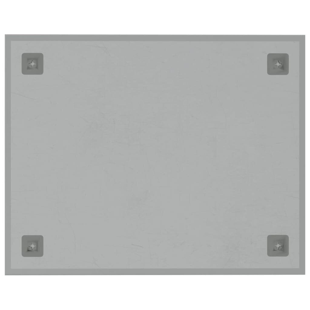 vidaXL Seinäkiinnitteinen magneettitaulu valkoinen 50x40 cm lasi hinta ja tiedot | Toimistotarvikkeet | hobbyhall.fi