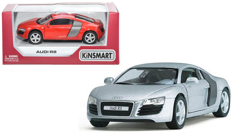 Audi R8 1:36 hinta ja tiedot | Pienoismallit | hobbyhall.fi