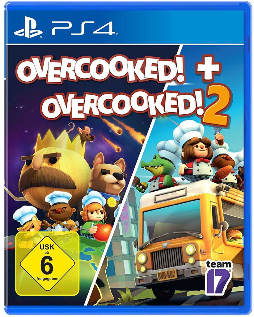 Overcooked! + Overcooked! 2 PS4 hinta ja tiedot | Tietokone- ja konsolipelit | hobbyhall.fi