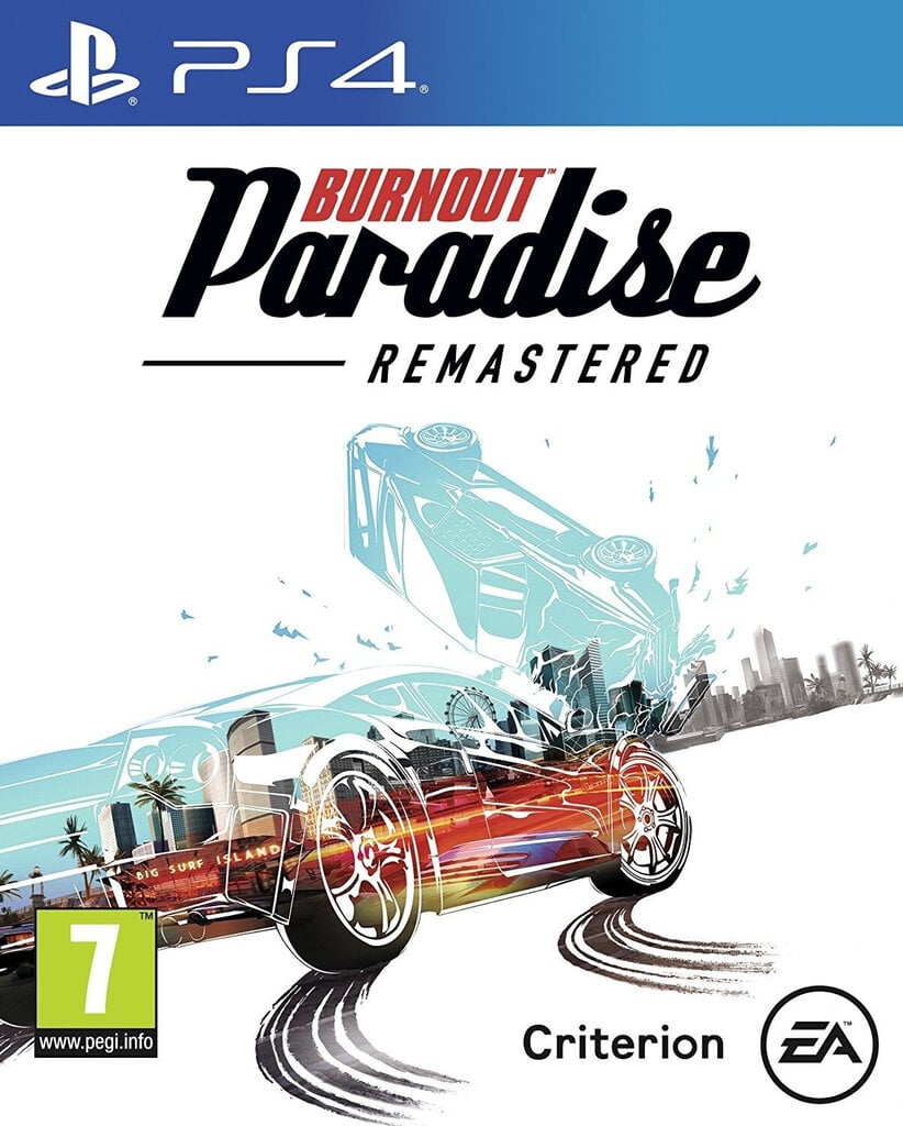 Burnout Paradise Remastered PS4 hinta ja tiedot | Tietokone- ja konsolipelit | hobbyhall.fi