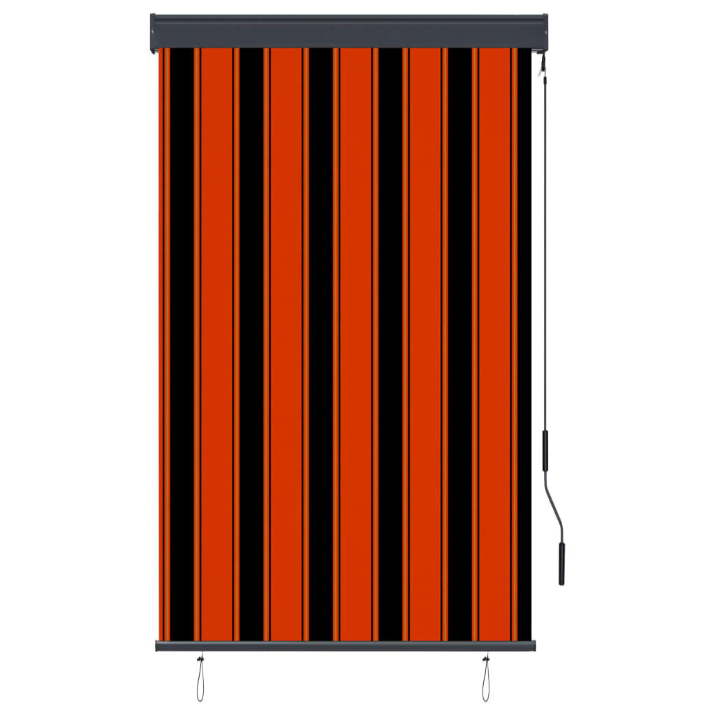 vidaXL Ulkorullaverho 100x250 cm oranssi ja ruskea hinta ja tiedot | Rullaverhot | hobbyhall.fi