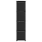 vidaXL 12 kuution esittelyhylly + laatikot musta 103x30x141 cm kangas hinta ja tiedot | Varastohyllyt | hobbyhall.fi