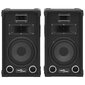 vidaXL Passiiviset Hi-Fi-lavakaiuttimet 2 kpl 800 W musta hinta ja tiedot | Kaiuttimet | hobbyhall.fi