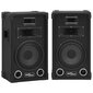 vidaXL Passiiviset Hi-Fi-lavakaiuttimet 2 kpl 800 W musta hinta ja tiedot | Kaiuttimet | hobbyhall.fi