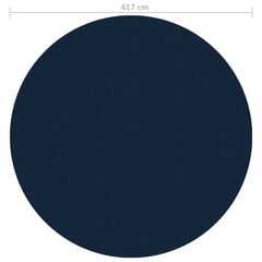 vidaXL Kelluva uima-altaan PE-aurinkoenergiakalvo 417 cm sinimusta hinta ja tiedot | Uima-allastarvikkeet | hobbyhall.fi
