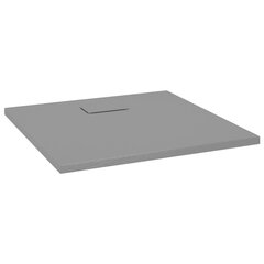 vidaXL Suihkualusta SMC harmaa 90x90 cm hinta ja tiedot | Suihkualtaat | hobbyhall.fi