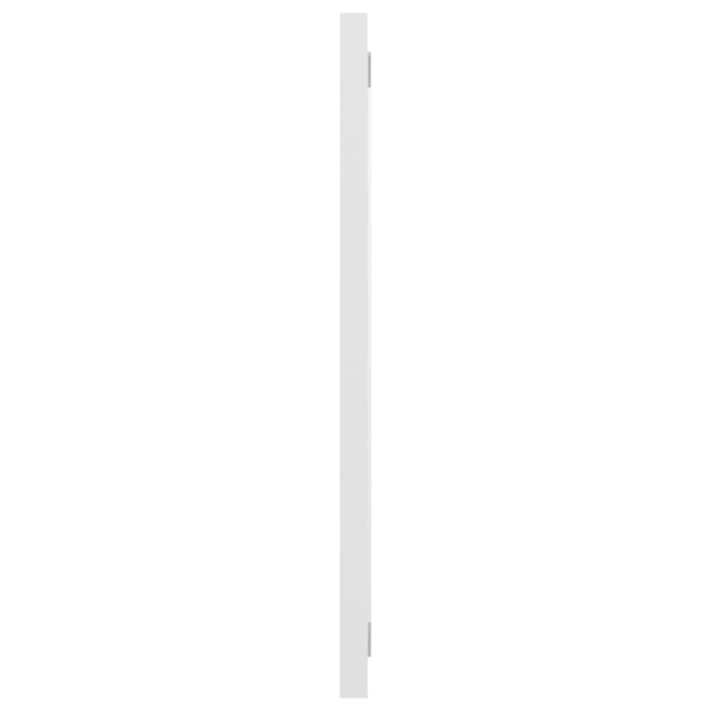 vidaXL Kylpyhuonepeili korkeakiilto valkoinen 100x1,5x37 cm lastulevy hinta ja tiedot | Kylpyhuonepeilit | hobbyhall.fi