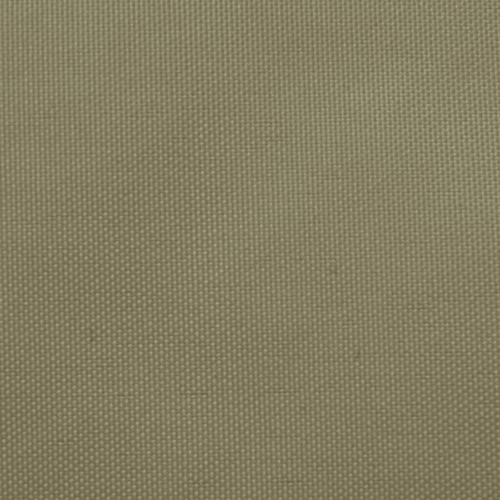 vidaXL Aurinkopurje Oxford-kangas kolmio 3x4x5 m beige hinta ja tiedot | Aurinkovarjot ja markiisit | hobbyhall.fi