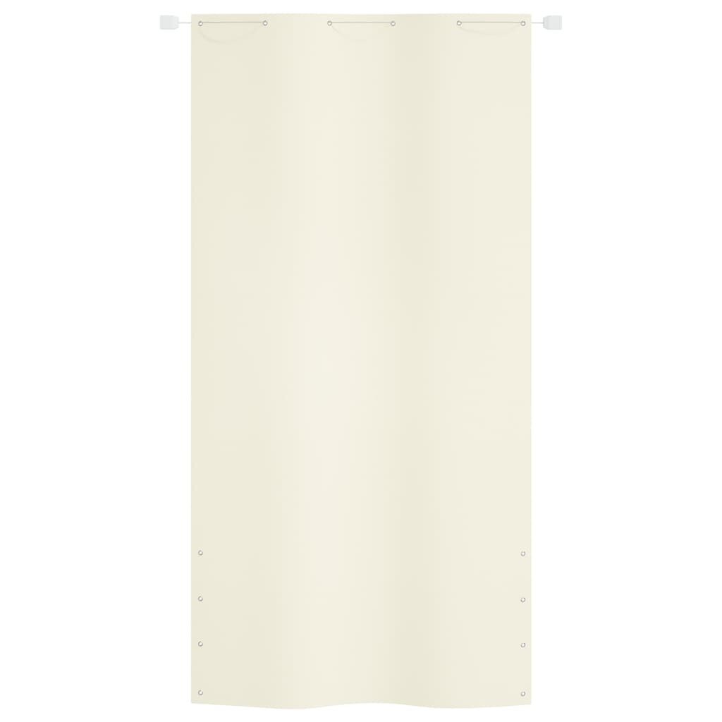 vidaXL Parvekkeen suoja kerma 120x240 cm Oxford kangas hinta ja tiedot | Aurinkovarjot ja markiisit | hobbyhall.fi