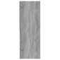 vidaXL Kirjahylly harmaa Sonoma 67x24x161 cm tekninen puu hinta ja tiedot | Hyllyt | hobbyhall.fi