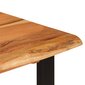 vidaXL Ruokapöytä 110x50x76 cm täysi akaasiapuu hinta ja tiedot | Ruokapöydät | hobbyhall.fi