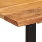 vidaXL Ruokapöytä 110x50x76 cm täysi akaasiapuu hinta ja tiedot | Ruokapöydät | hobbyhall.fi