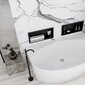 Kylpyhuoneen syvennyshylly, nikkeli, 30x45 musta matto hinta ja tiedot | Kylpyhuoneen sisustus | hobbyhall.fi