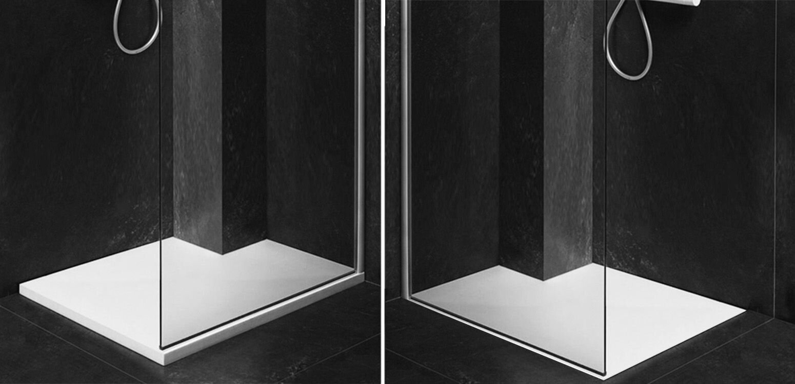 Basalt Long Black 80x120 -suihkulokero hinta ja tiedot | Suihkualtaat | hobbyhall.fi
