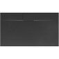 Basalt Long Black 80x120 -suihkulokero hinta ja tiedot | Suihkualtaat | hobbyhall.fi