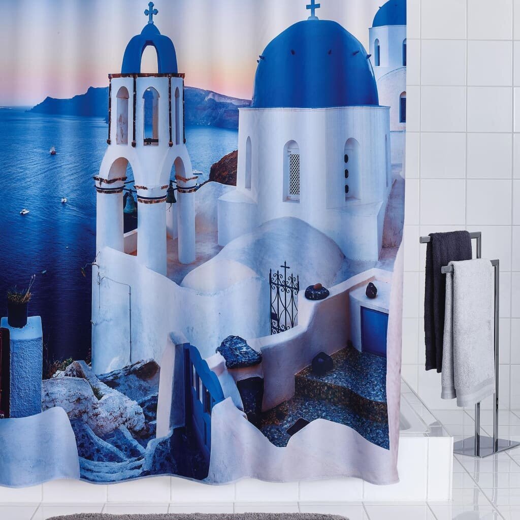 RIDDER Suihkuverho Santorini 180x200 cm hinta ja tiedot | Kylpyhuoneen sisustus | hobbyhall.fi