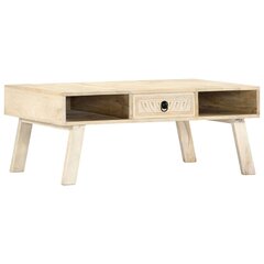 vidaXL Sohvapöytä 100x60x40 cm täysi mangopuu hinta ja tiedot | Sohvapöydät | hobbyhall.fi