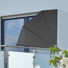 HI Parvekesuoja 1,2x1,2 m musta polyesteri hinta ja tiedot | Aurinkovarjot ja markiisit | hobbyhall.fi