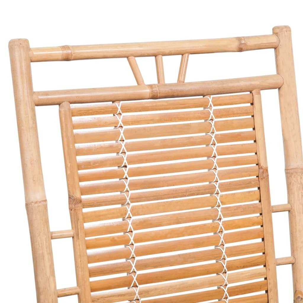 vidaXL Keinutuoli tyynyllä bambu hinta ja tiedot | Nojatuolit | hobbyhall.fi