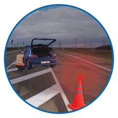 ProPlus Turvakartiot 2 kpl kokoonpainuvat LED-valoilla hinta ja tiedot | Lisätarvikkeet autoiluun | hobbyhall.fi