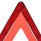 vidaXL Varoituskolmiot 4 kpl punainen 56,5x36,5x44,5 cm hinta ja tiedot | Lisätarvikkeet autoiluun | hobbyhall.fi